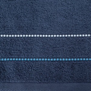 Ręcznik bawełniany 70x140 Suzi granatowy frotte 500 g/m2-3
