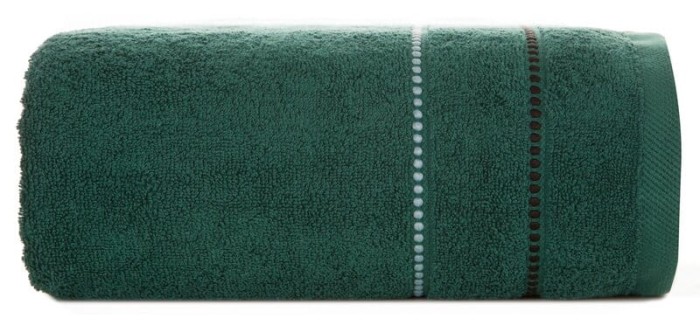 Ręcznik bawełniany 50x90 Suzi zielony ciemny frotte 500 g/m2-1