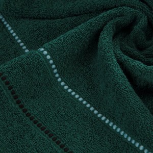 Ręcznik bawełniany 50x90 Suzi zielony ciemny frotte 500 g/m2-3