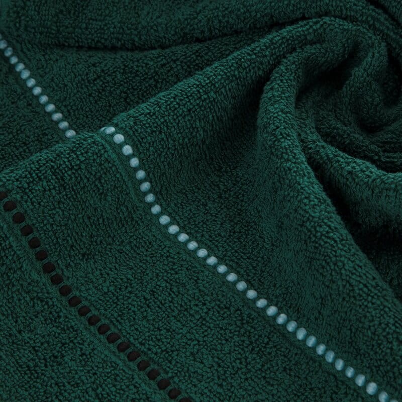 Ręcznik bawełniany 50x90 Suzi zielony ciemny frotte 500 g/m2-3