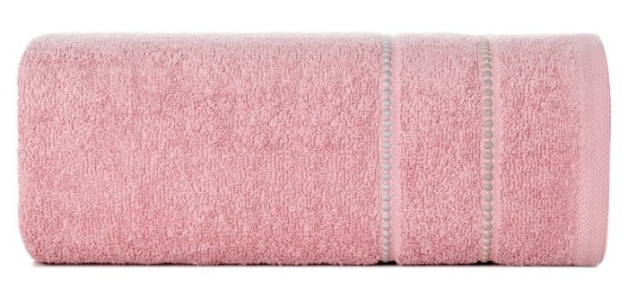Ręcznik bawełniany 30x50 Suzi różowy pudrowy frotte 500 g/m2-1