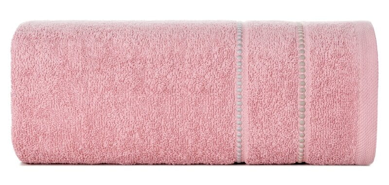 Ręcznik bawełniany 30x50 Suzi różowy pudrowy frotte 500 g/m2-1