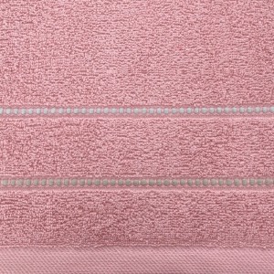Ręcznik bawełniany 30x50 Suzi różowy pudrowy frotte 500 g/m2-3