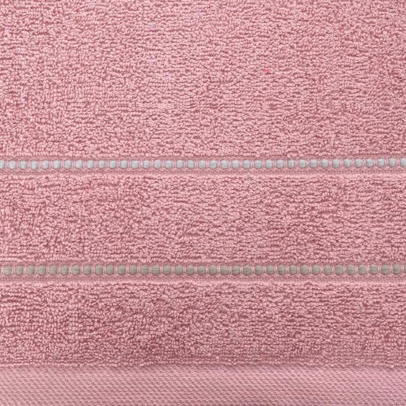 Ręcznik bawełniany 30x50 Suzi różowy pudrowy frotte 500 g/m2-3