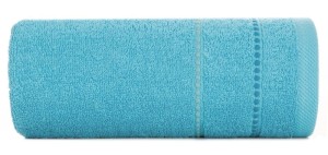Ręcznik bawełniany 70x140 Suzi niebieski frotte 500 g/m2-1