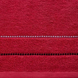 Ręcznik bawełniany 50x90 Suzi czerwony frotte 500 g/m2-3