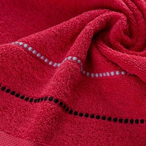 Ręcznik bawełniany 50x90 Suzi czerwony frotte 500 g/m2-4