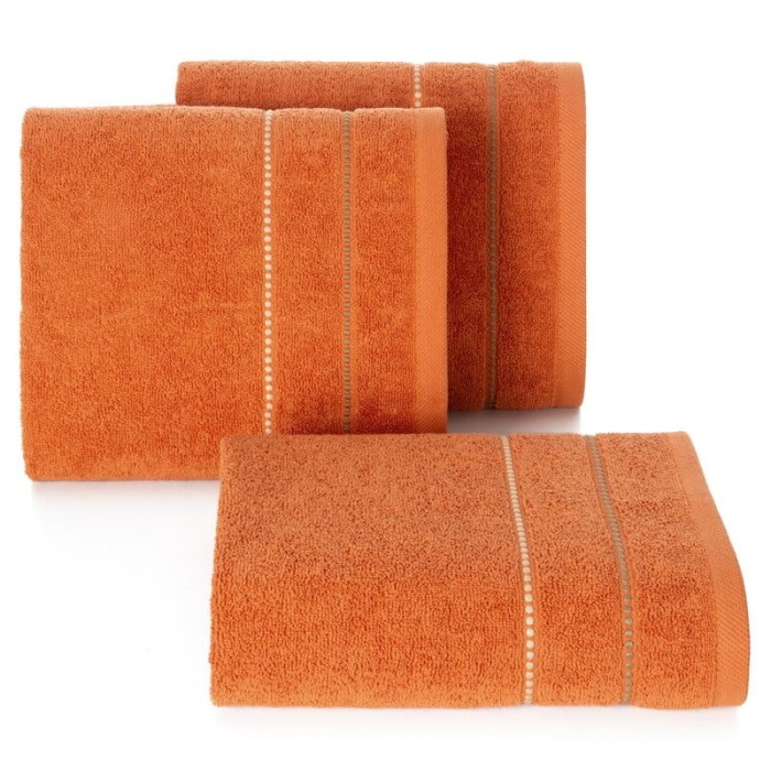 Ręcznik bawełniany 50x90 Suzi pomarańczowy frotte 500 g/m2-2