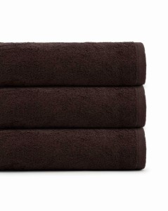 Ręcznik bawełniany 30x50 Primo brązowy frotte 450 g/m2-1