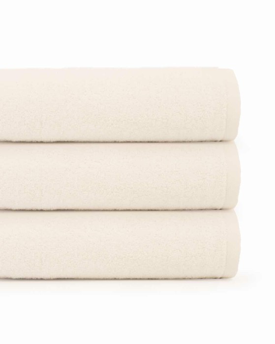 Ręcznik bawełniany 70x140 Primo kremowy frotte 450 g/m2-1