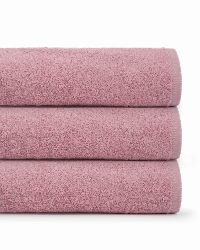 Ręcznik bawełniany 70x140 Primo różowy pudrowy frotte 450 g/m2-1