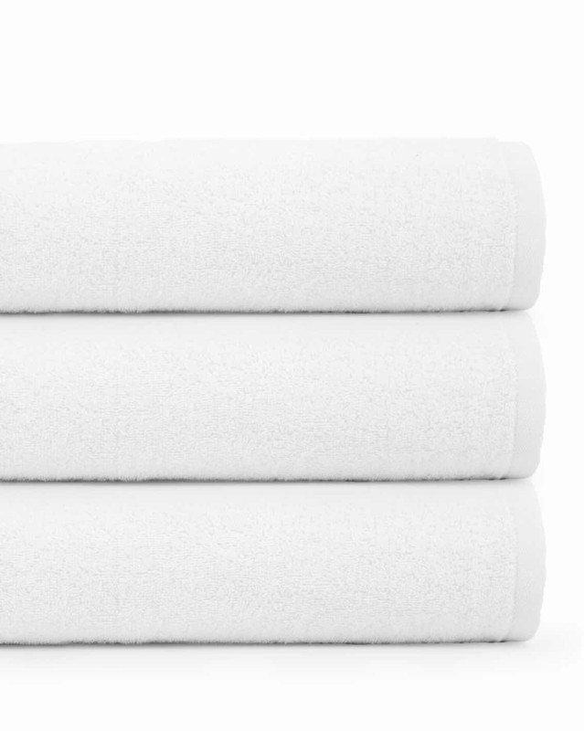 Ręcznik bawełniany 70x140 Primo biały frotte 450 g/m2-1