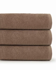 Ręcznik bawełniany 70x140 Primo beżowy frotte 450 g/m2-1