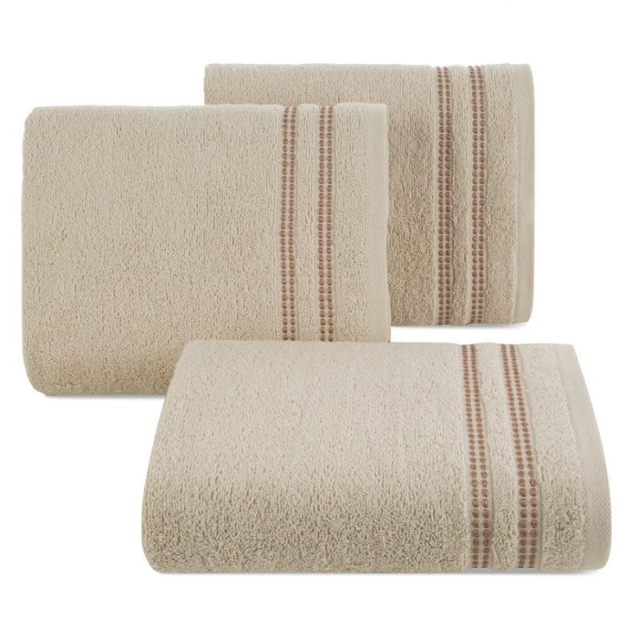 Ręcznik bawełniany 30x50 Ally beżowy frotte 500 g/m2-2
