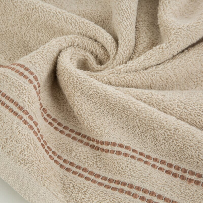 Ręcznik bawełniany 30x50 Ally beżowy frotte 500 g/m2-4