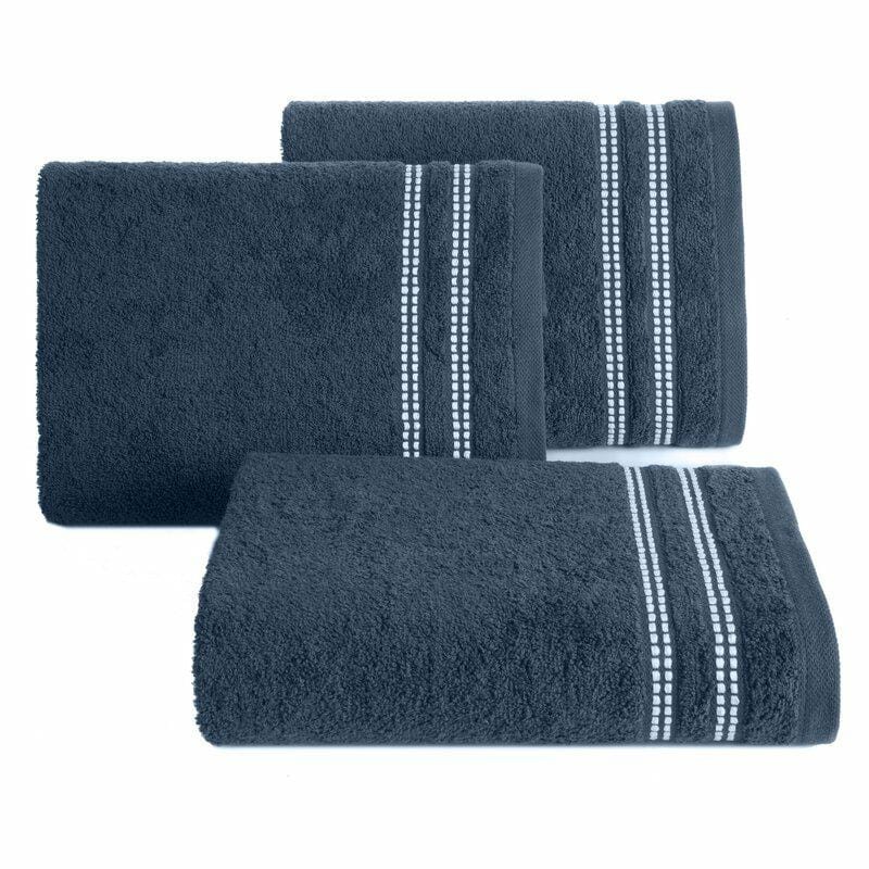 Ręcznik bawełniany 30x50 Ally granatowy frotte 500 g/m2-2