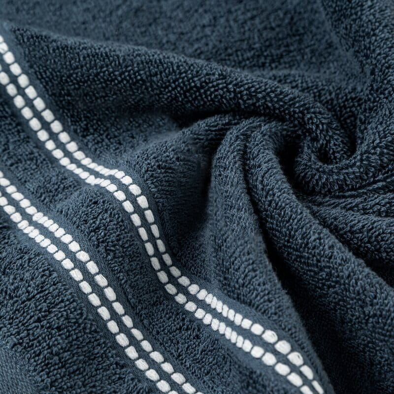 Ręcznik bawełniany 30x50 Ally granatowy frotte 500 g/m2-4