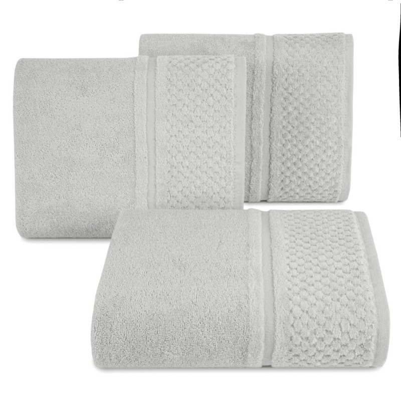 Ręcznik bawełniany 50x90 Ibiza stalowy frotte 550g/m2-2