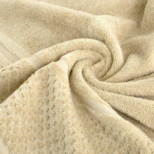 Ręcznik bawełniany 50x90 Ibiza beżowy frotte 550g/m2-4