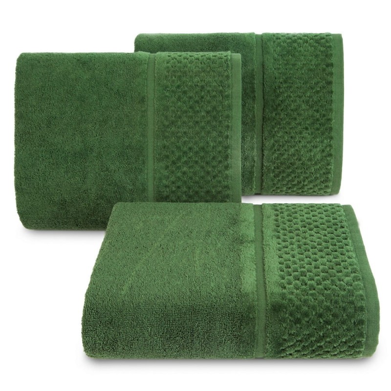 Ręcznik bawełniany 30x50 Ibiza zielony frotte 550g/m2-2