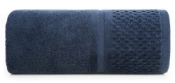 Ręcznik bawełniany 70x140 Ibiza granatowy frotte 550g/m2