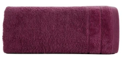 Ręcznik bawełniany 50x90 Damla amarantowy 500g/m2
