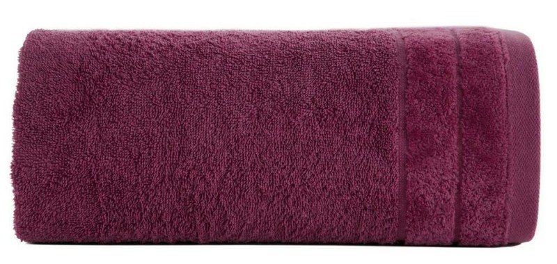 Ręcznik bawełniany 50x90 Damla amarantowy 500g/m2-1
