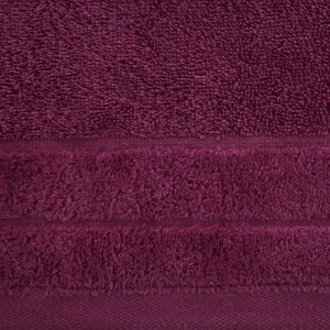 Ręcznik bawełniany 50x90 Damla amarantowy 500g/m2-3
