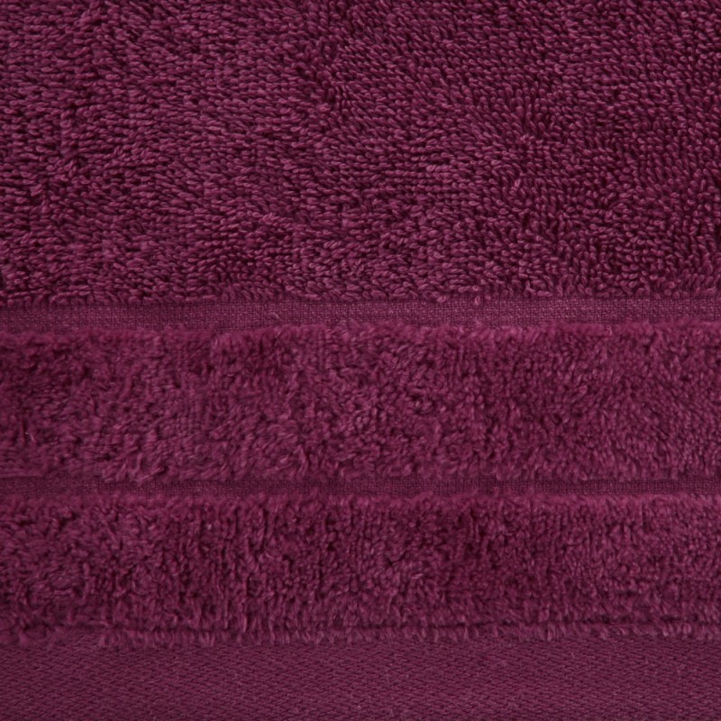 Ręcznik bawełniany 50x90 Damla amarantowy 500g/m2-3