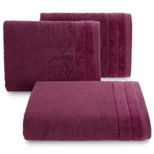 Ręcznik bawełniany 50x90 Damla amarantowy 500g/m2-4