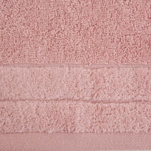 Ręcznik bawełniany 70x140 Damla pudrowy różowy 500g/m2-3