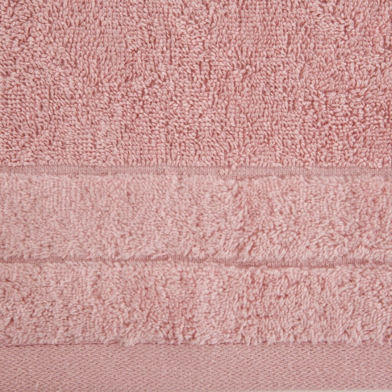 Ręcznik bawełniany 70x140 Damla pudrowy różowy 500g/m2-3