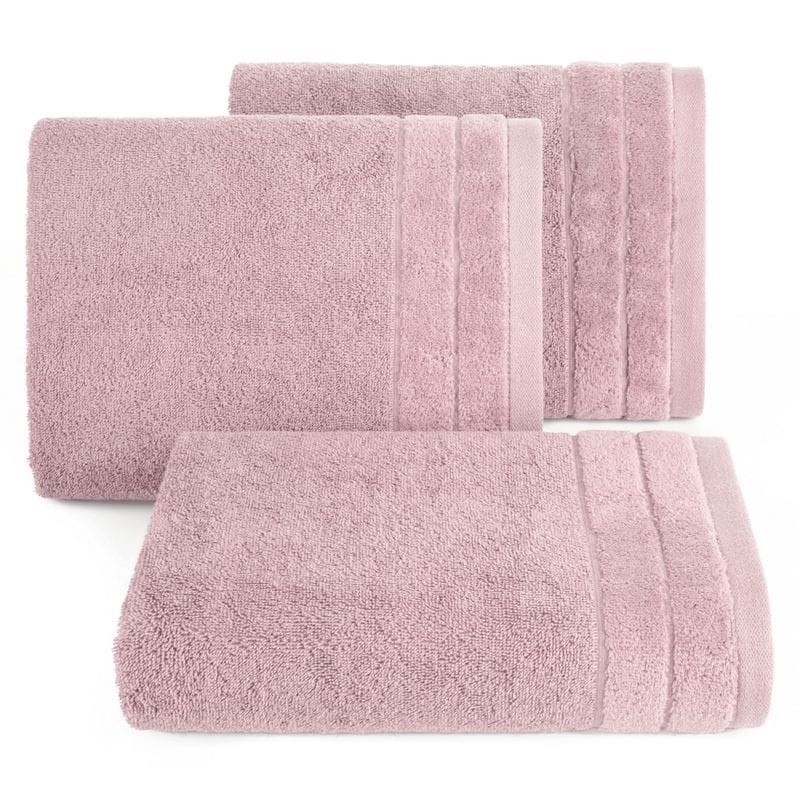Ręcznik bawełniany 30x50 Damla liliowy różowy 500g/m2-2