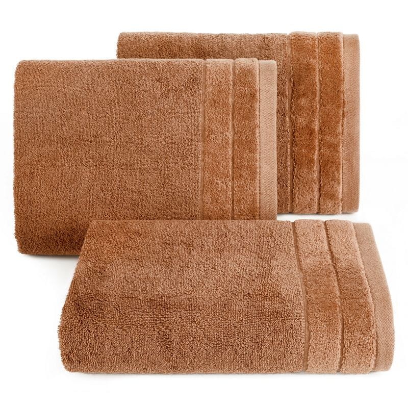 Ręcznik bawełniany 30x50 Damla ceglasty 500g/m2-2