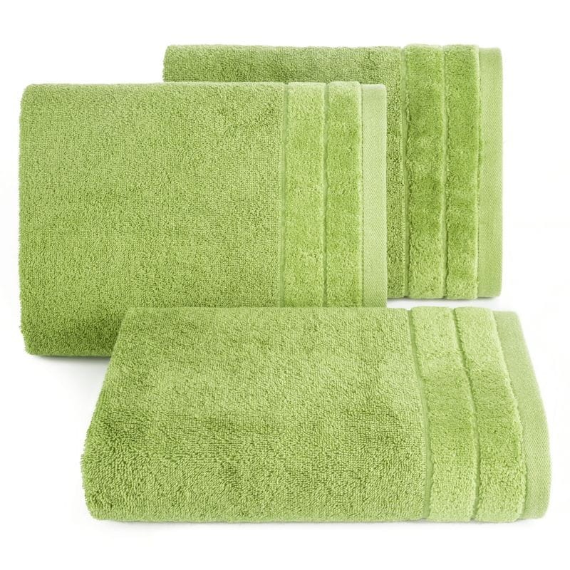 Ręcznik bawełniany 30x50 Damla oliwkowy 500g/m2-2