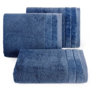 Ręcznik bawełniany 30x50 Damla granatowy 500g/m2-2