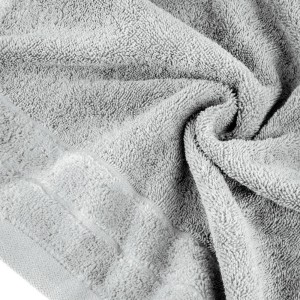 Ręcznik bawełniany 50x90 Damla stalowy 500g/m2-4
