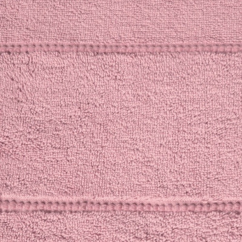 Ręcznik bawełniany 70x140 Mari liliowy różowy z welurową bordiurą 500g/m2-3