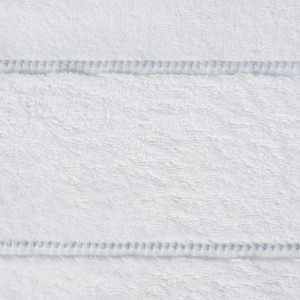 Ręcznik bawełniany 50x90 Mari biały z welurową bordiurą 500g/m2-3