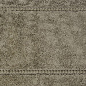 Ręcznik bawełniany 50x90 Mari brązowy z welurową bordiurą 500g/m2-3