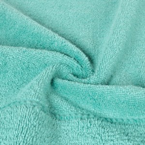 Ręcznik bawełniany 50x90 Mari miętowy z welurową bordiurą 500g/m2-4