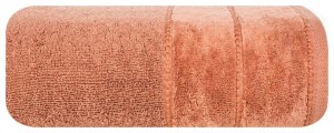 Ręcznik bawełniany 30x50 Mari ceglasty z welurową bordiurą 500g/m2-1