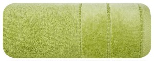 Ręcznik bawełniany 30x50 Mari oliwkowy z welurową bordiurą 500g/m2-1