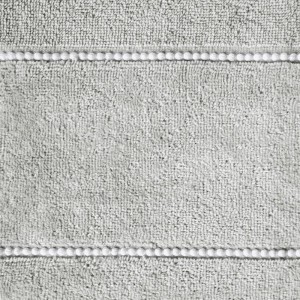 Ręcznik bawełniany 30x50 Mari stalowy z welurową bordiurą 500g/m2-3