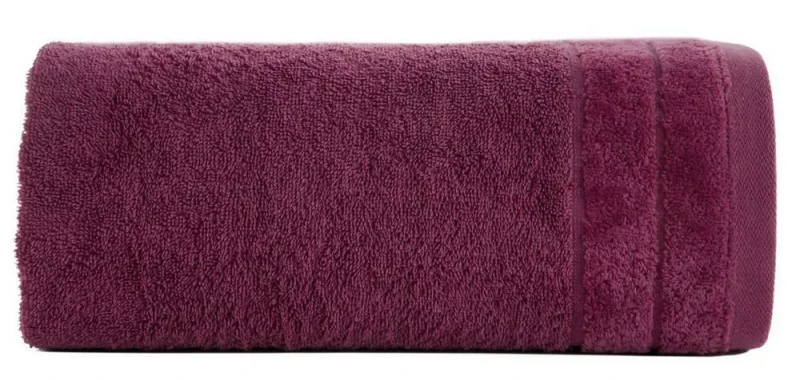 Ręcznik bawełniany 30x50 Damla amarantowy 500g/m2-1