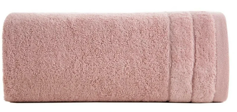 Ręcznik bawełniany 30x50 Damla pudrowy różowy 500g/m2-1