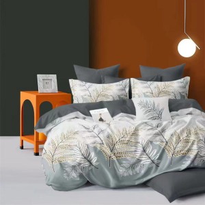 Pościel Satynowa z Mikrofibry 200x220 Elena 535 4cz