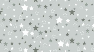 Pościel bawełniana 160x200 Kids 24 szara gwiazdki-2