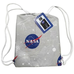Pościel bawełniana 140x200 Nasa kosmos kosmonauta planety gwiazdy w woreczku-2