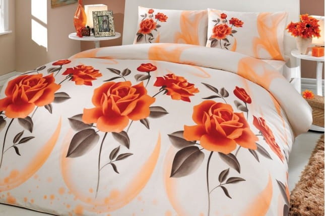 Pościel bawełniana Hobby ELENA ORANGE 200x220